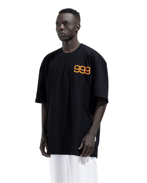Back 999 printed Box fit T-shirt