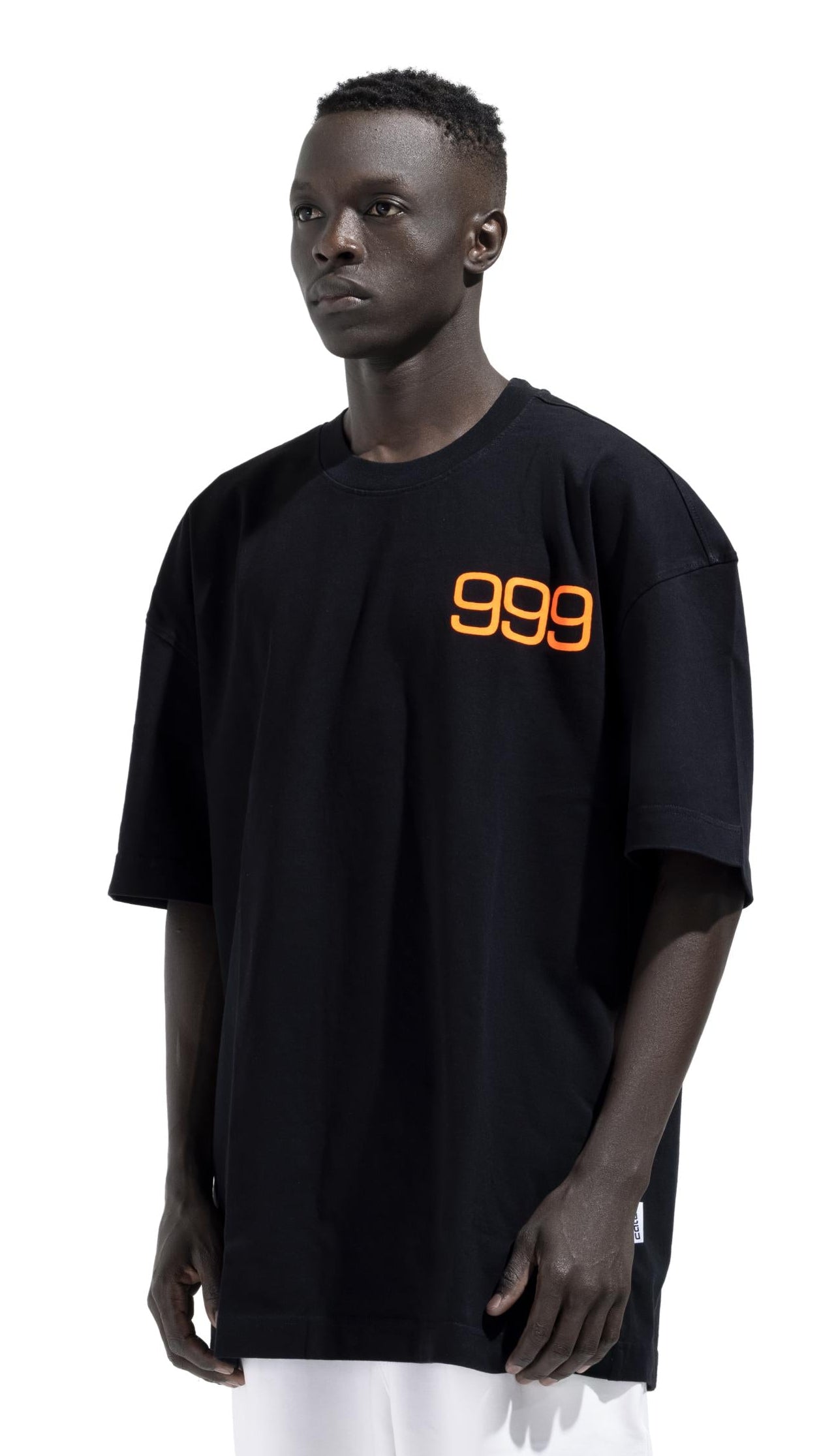 Back 999 printed Box fit T-shirt