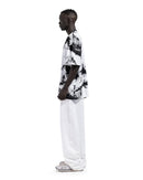 T-tshirt Tie Die In Black