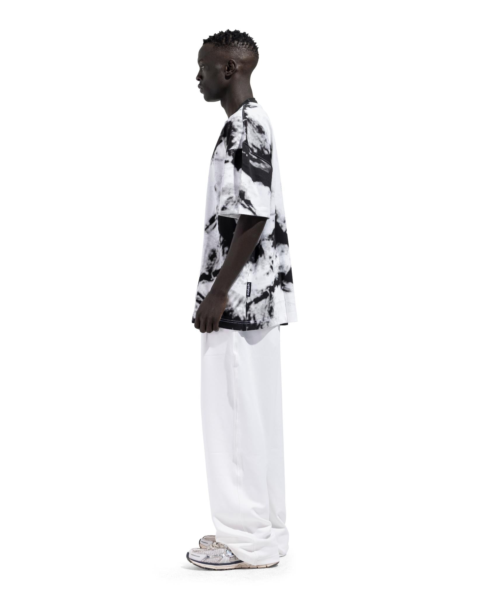 T-tshirt Tie Die In Black