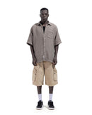Short Sleeve Shirt In Grey