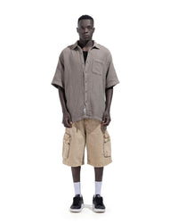 Short Sleeve Shirt In Grey