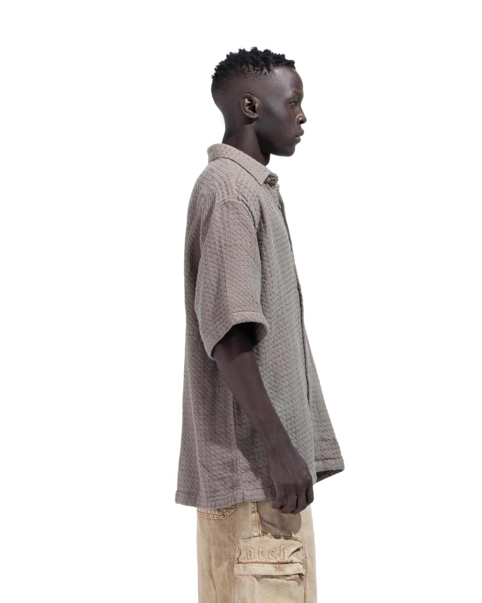 Short Sleeve Shirt In Grey