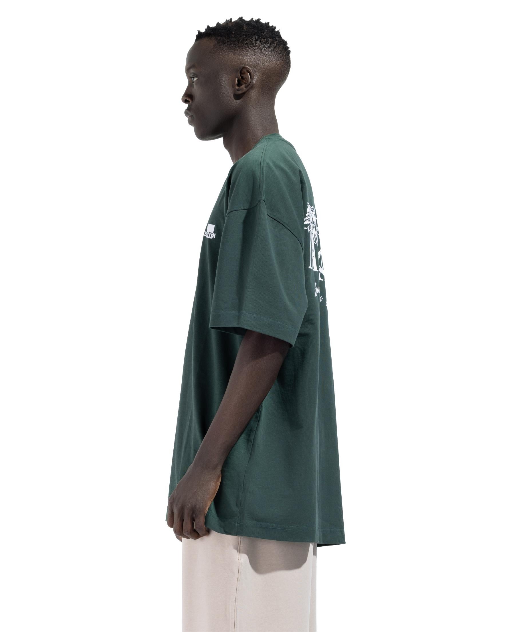 Box fit T-shirt with front print