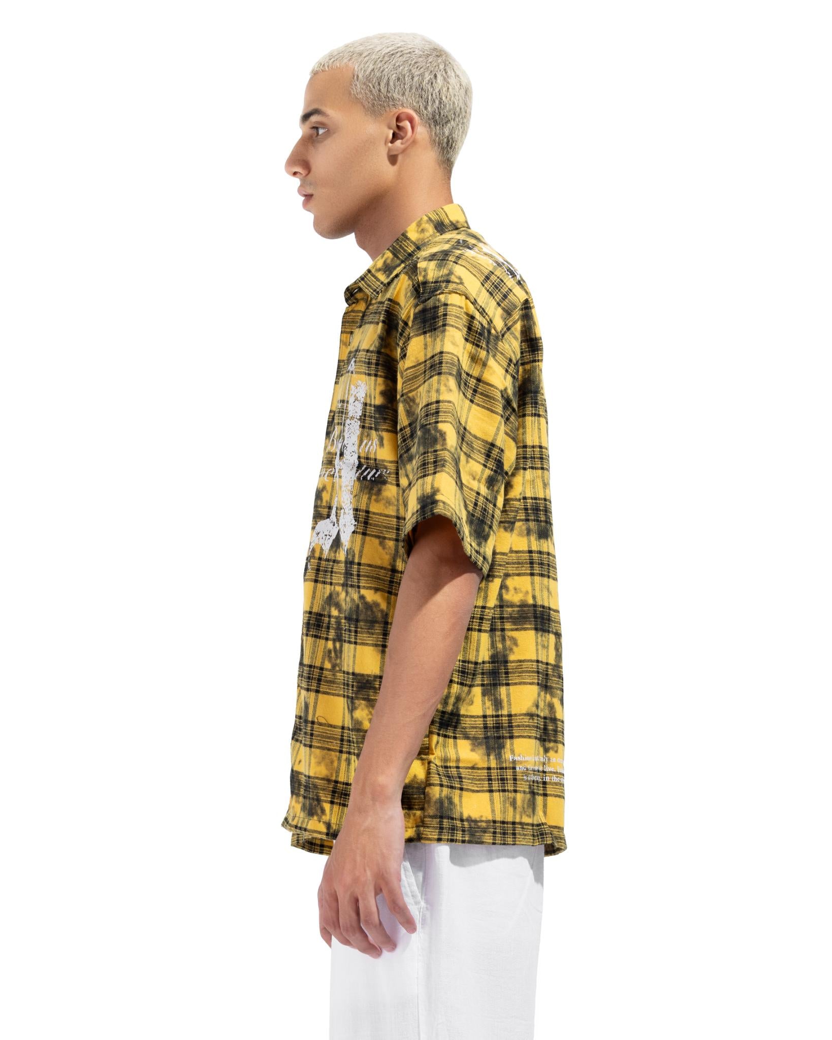 Printed Shirt In Yellow