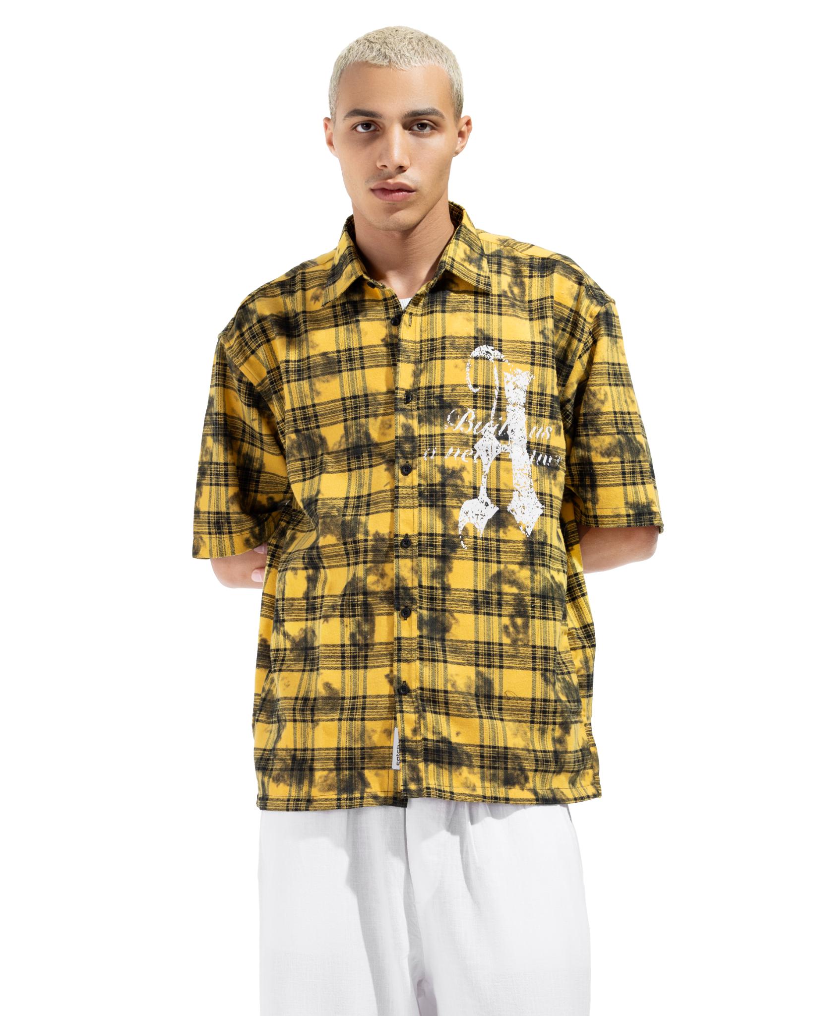 Printed Shirt In Yellow