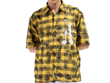 Plaid Graphic Box Fit Shirt