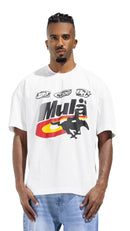 Front and Back Printed Box fit T-shirt