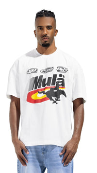 Front and Back Printed Box fit T-shirt