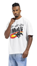 Front and Back Printed Box fit T-shirt