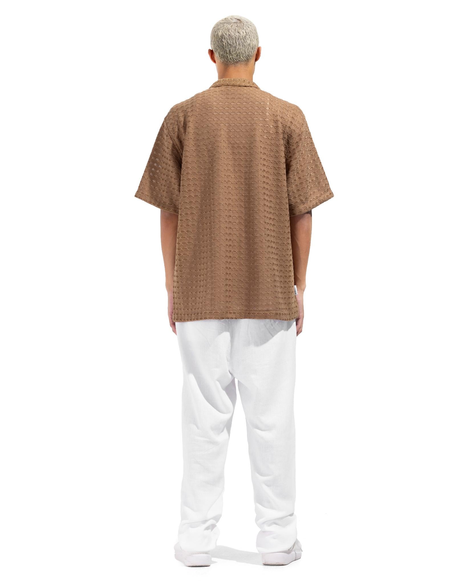 Short Sleeve Shirt In Coffee