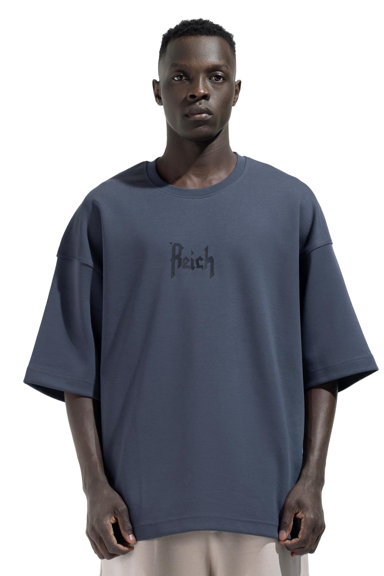 Front And Back Minimal Printed T-Shirt