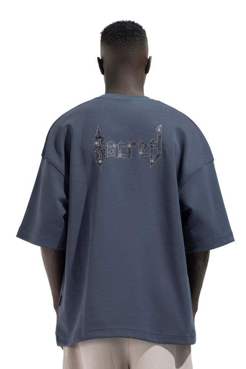 Front And Back Minimal Printed T-Shirt