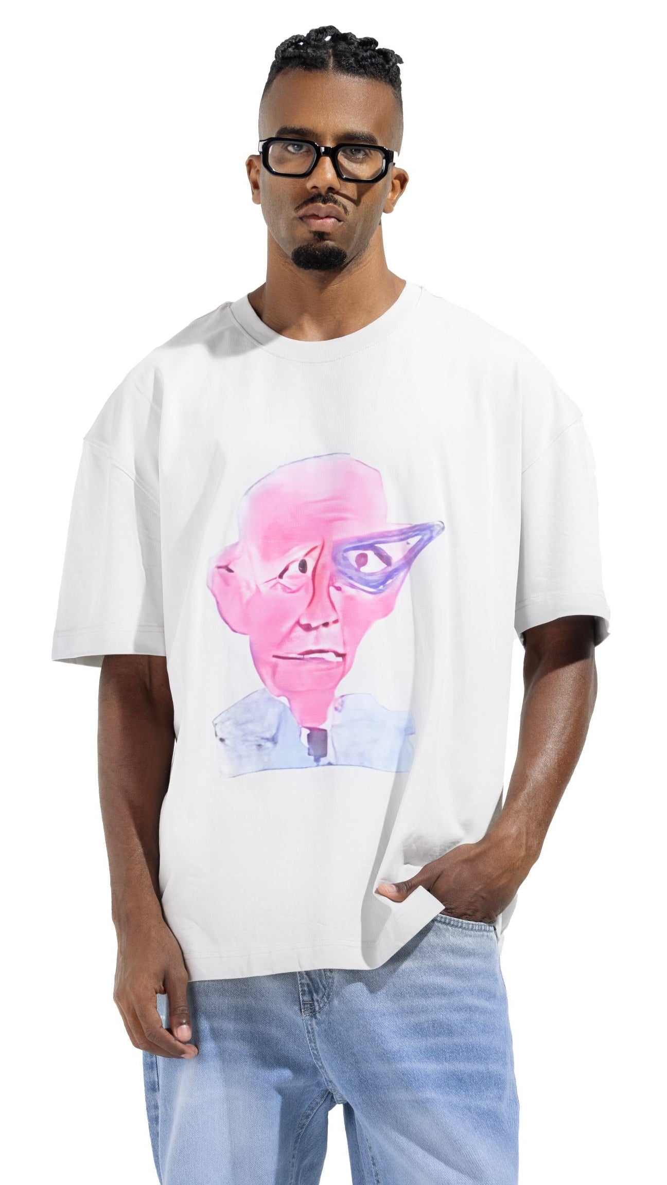 PRINTED Box fit T-SHIRT