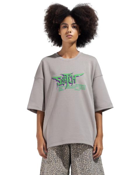 Box fit Snatch Neon Printed T-shirt