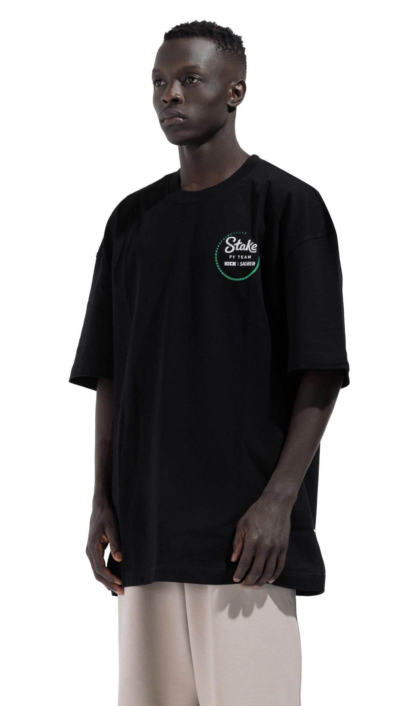 Back printed Box fit T-shirt