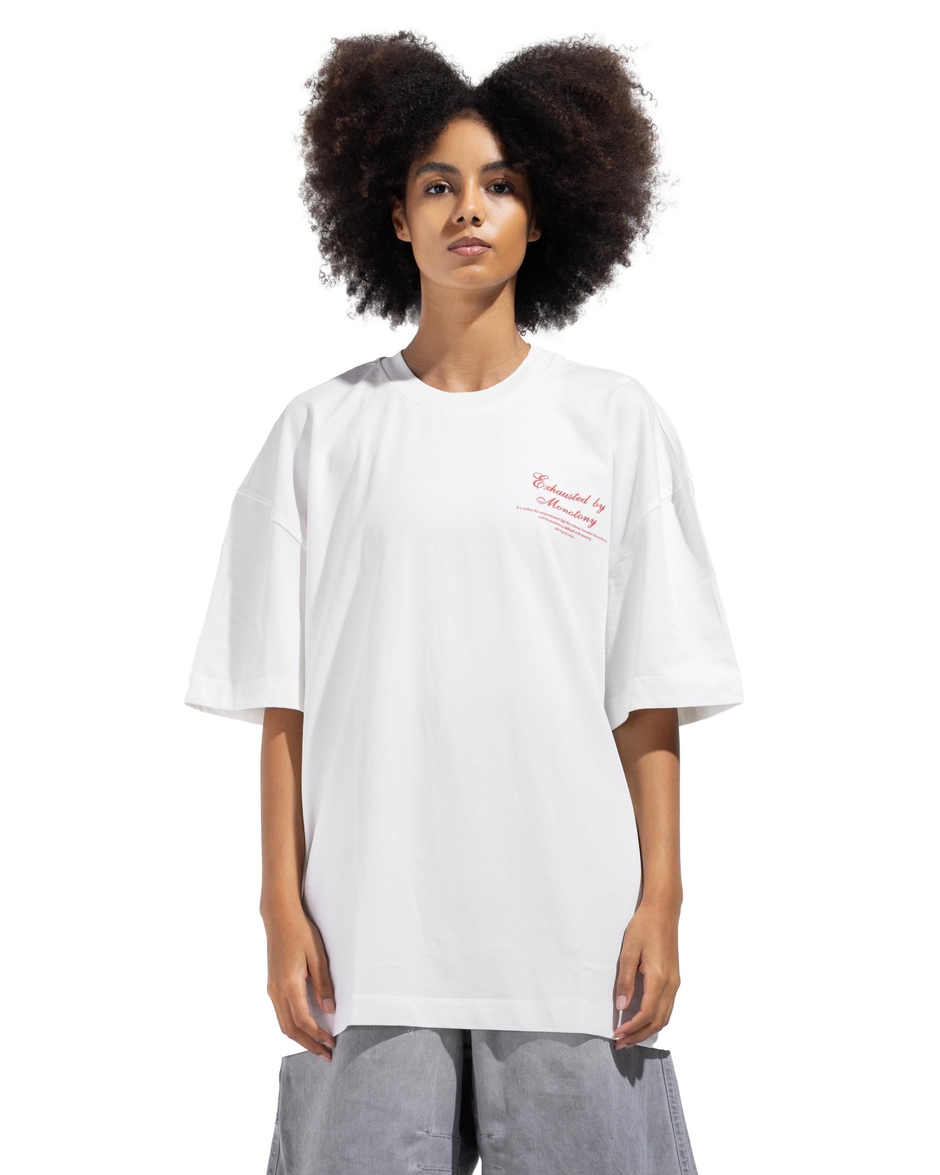 Box Fit Front And Back Printed T-shirt