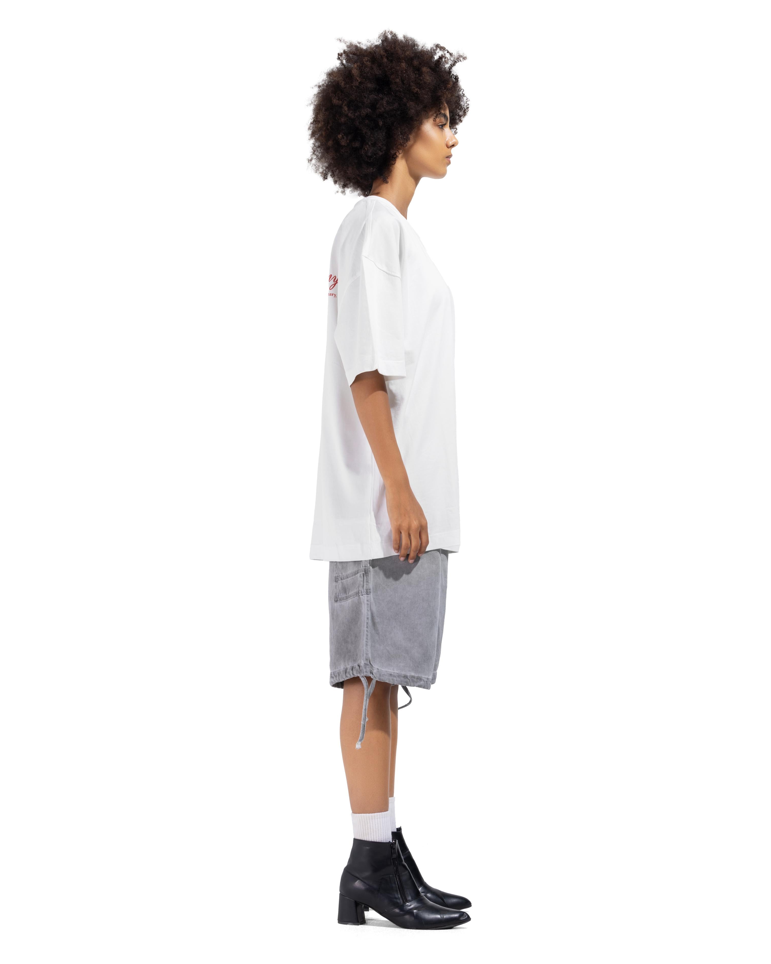 Box Fit Front And Back Printed T-shirt