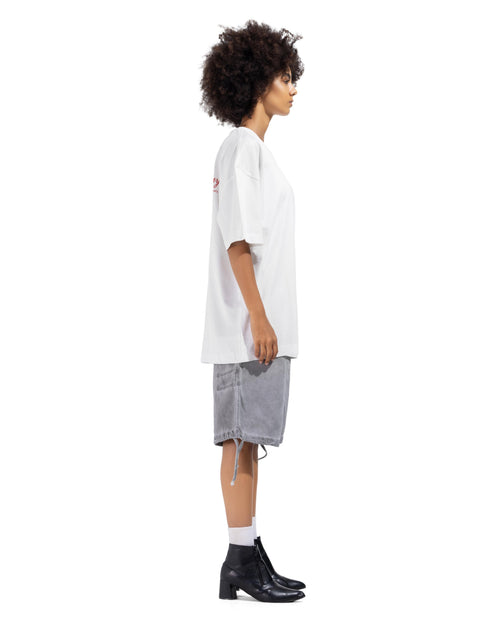 Box Fit Front And Back Printed T-shirt