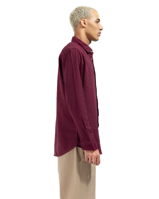 Linen Regular Fit Long Sleeve Shirt - Twbi