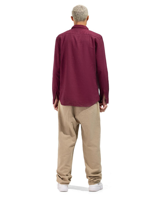 Linen Regular Fit Long Sleeve Shirt - Twbi