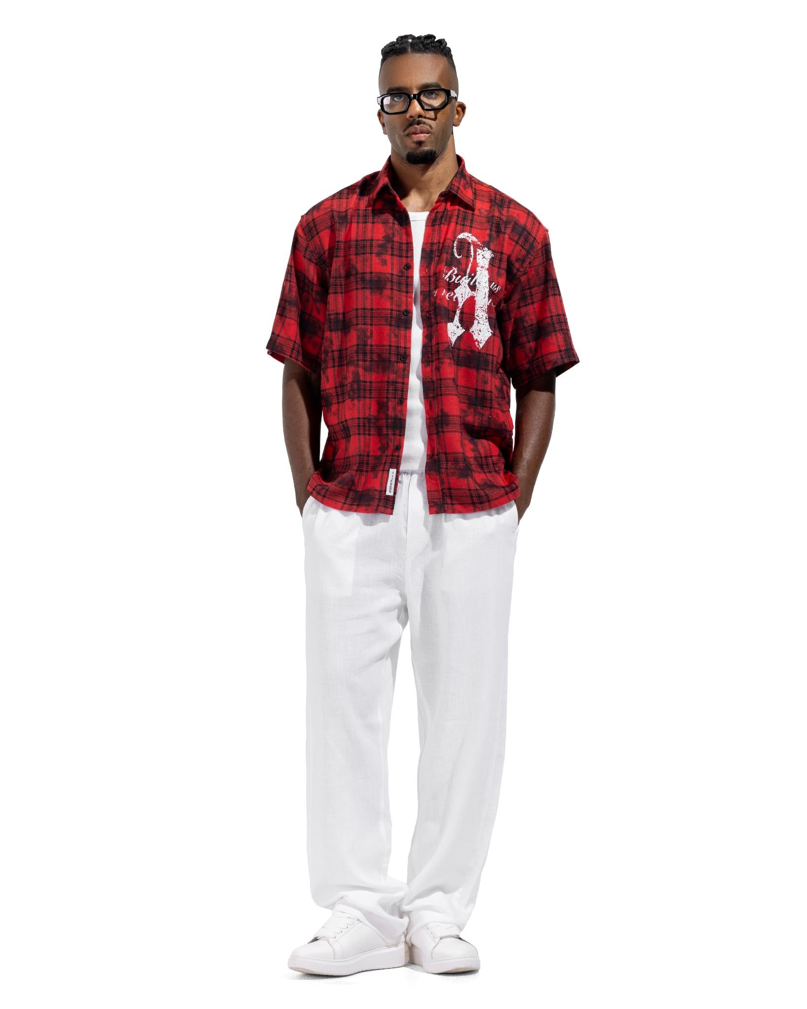 Printed Shirt In Red