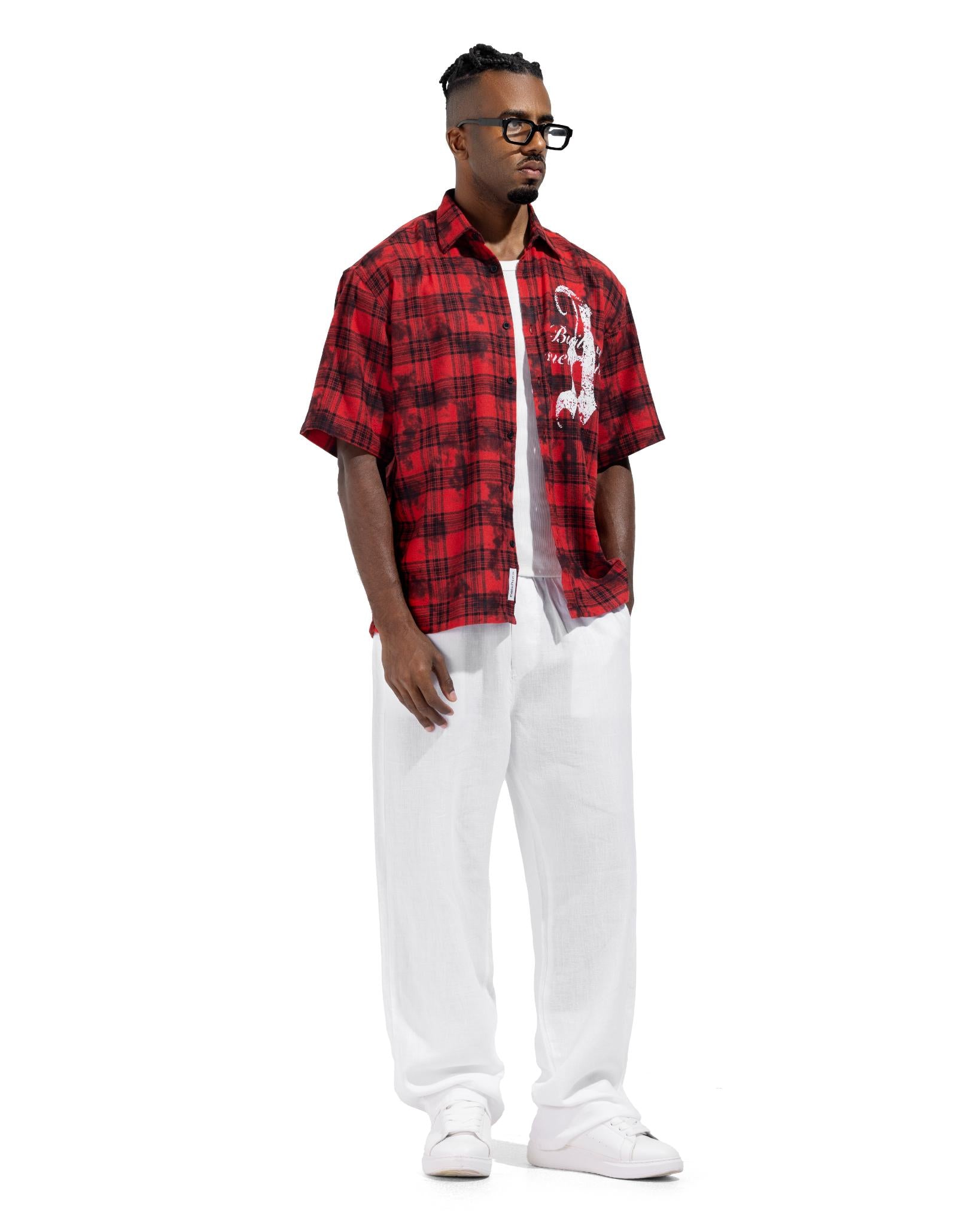 Printed Shirt In Red