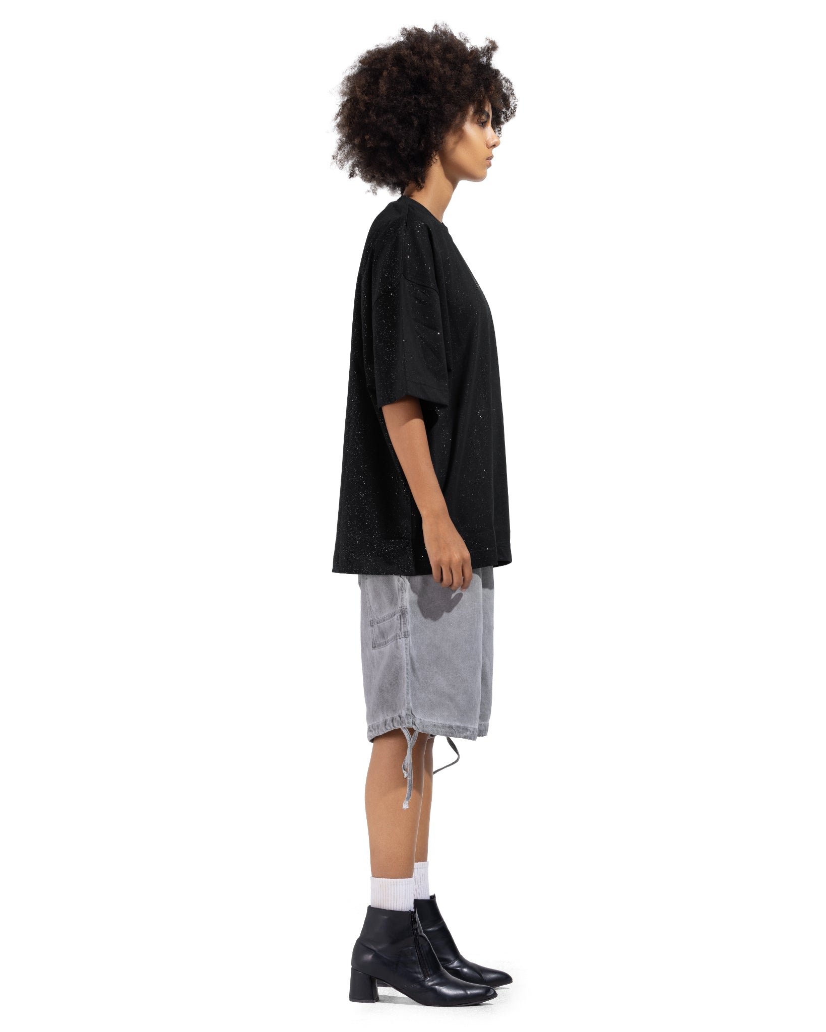 Printed Catch T-Shirt Black