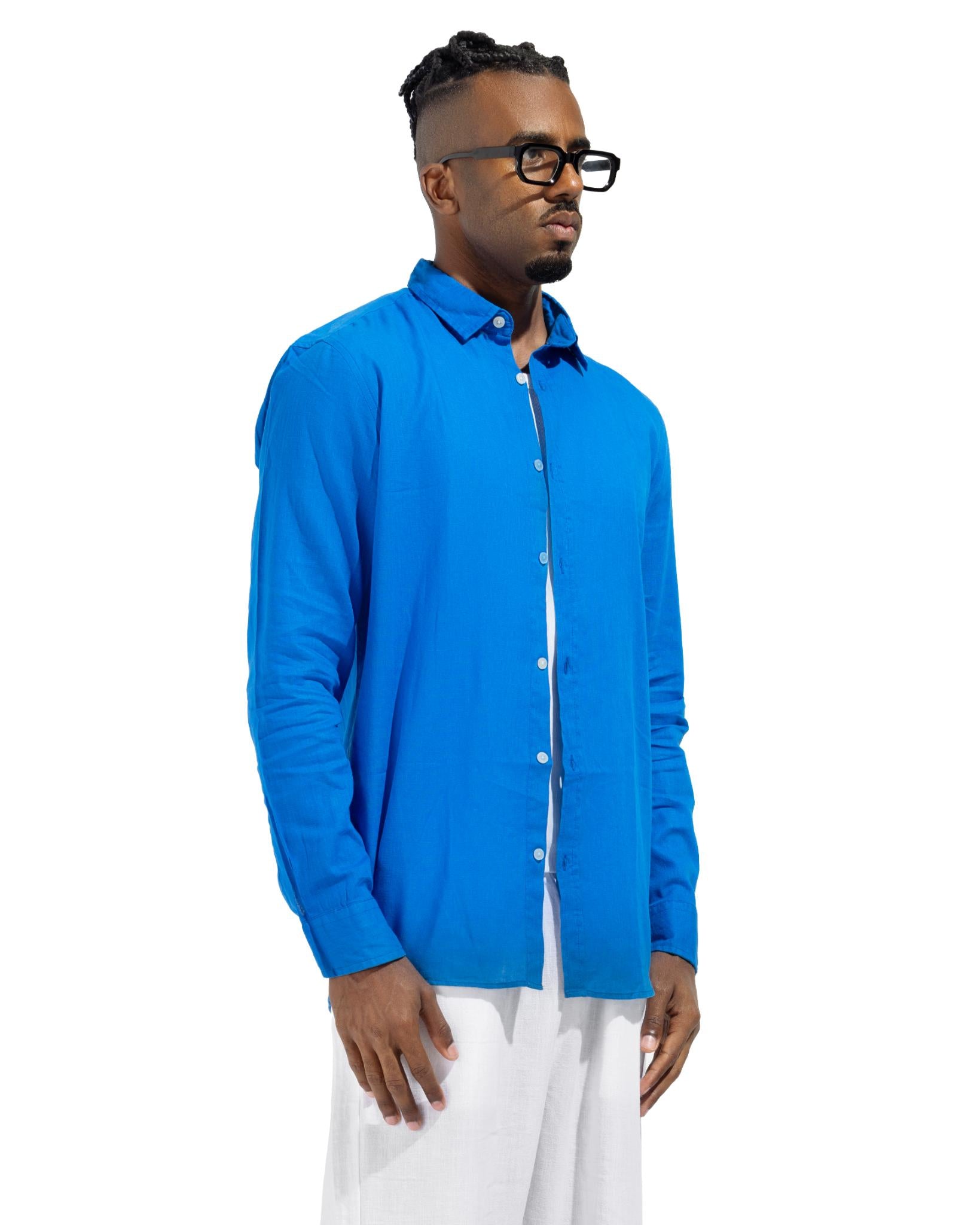 Shirt Bassic In Blue