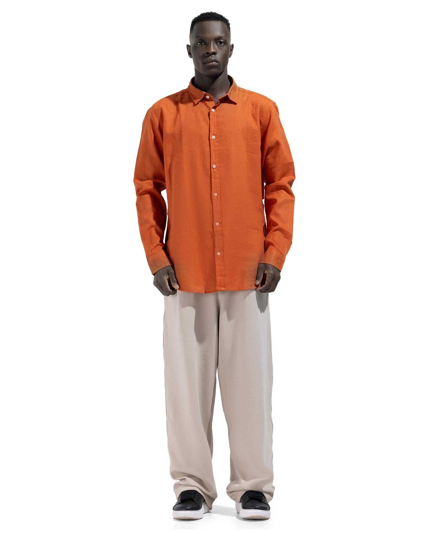Shirt Bassic In Orange