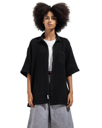 Short Sleeve Shirt In Black