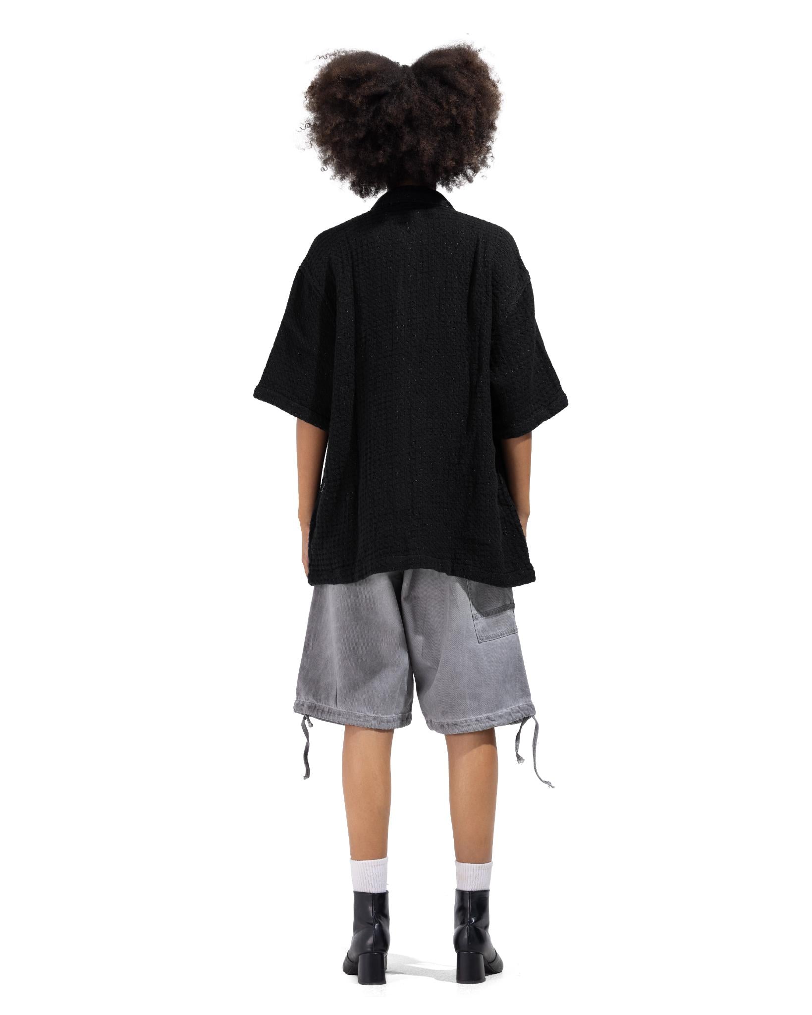 Short Sleeve Shirt In Black