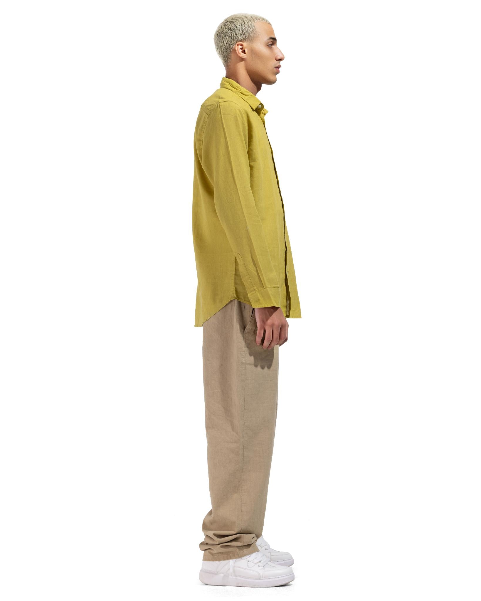 Shirt Bassic In Yellow
