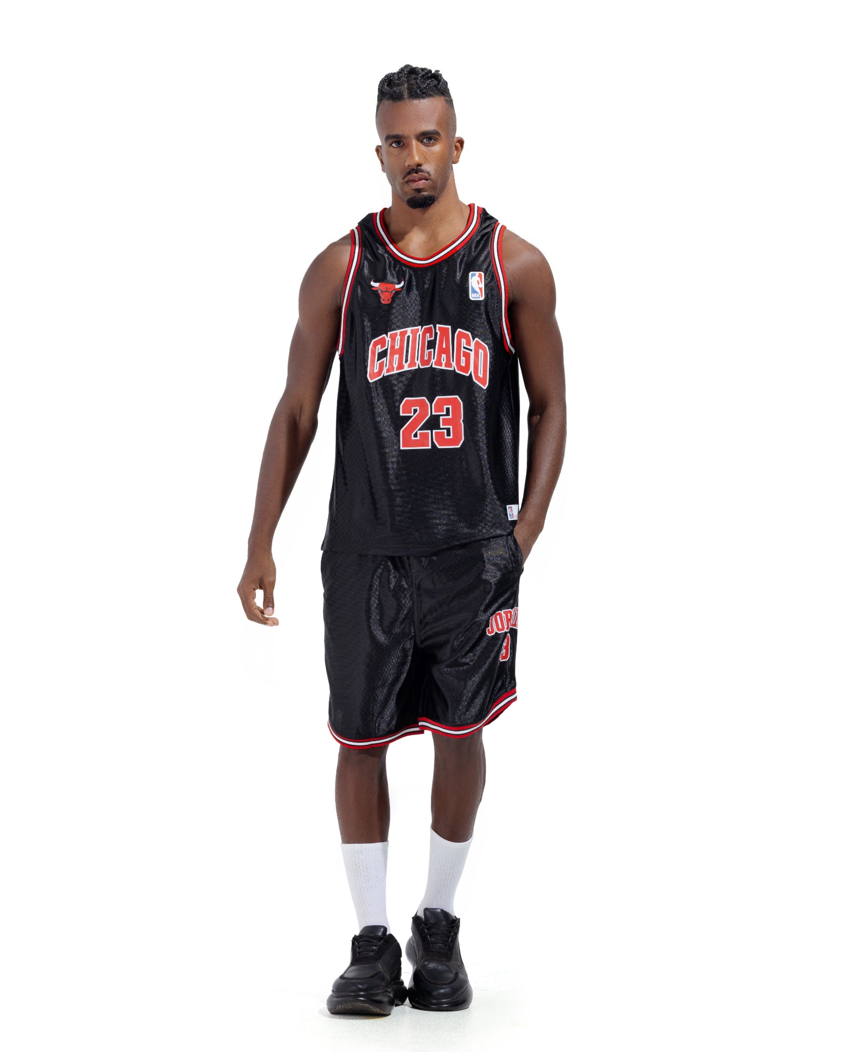 Basket Ball TrackSuit -23-Black