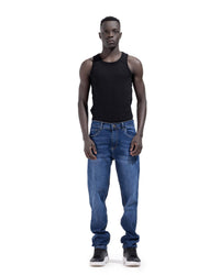 Slim Fit Jeans In Dark Blue