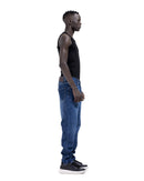 Slim Fit Jeans In Dark Blue