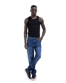 Slim Fit Jeans In Dark Blue