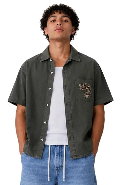Chrome Youth Box Fit Printed Shirt