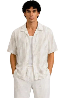 Abstract Brushstroke Box Fit Shirt