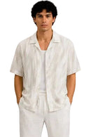 Abstract Brushstroke Box Fit Shirt