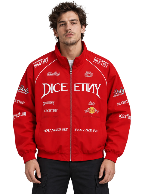 Crimson Velocity Zip Waterproof Jacket
