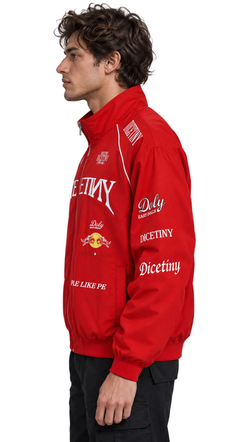 Crimson Velocity Zip Waterproof Jacket