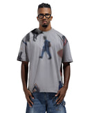 Box fit Mock Neck T-Shirt