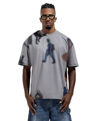 Box fit Mock Neck T-Shirt