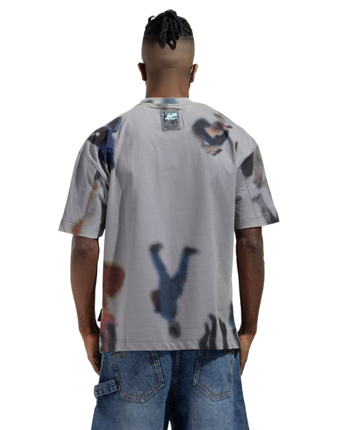Box fit Mock Neck T-Shirt