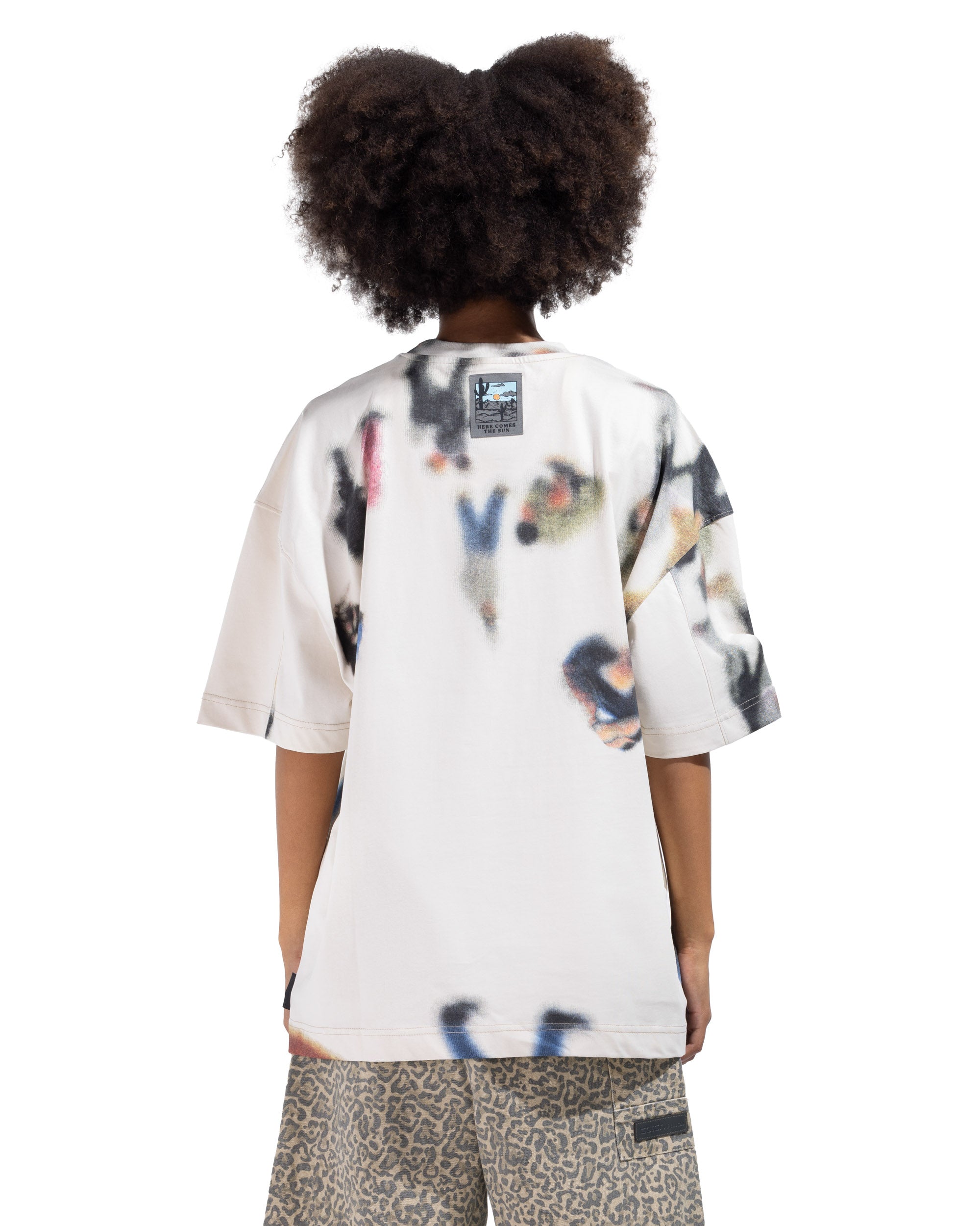 Box fit Mock Neck T-Shirt