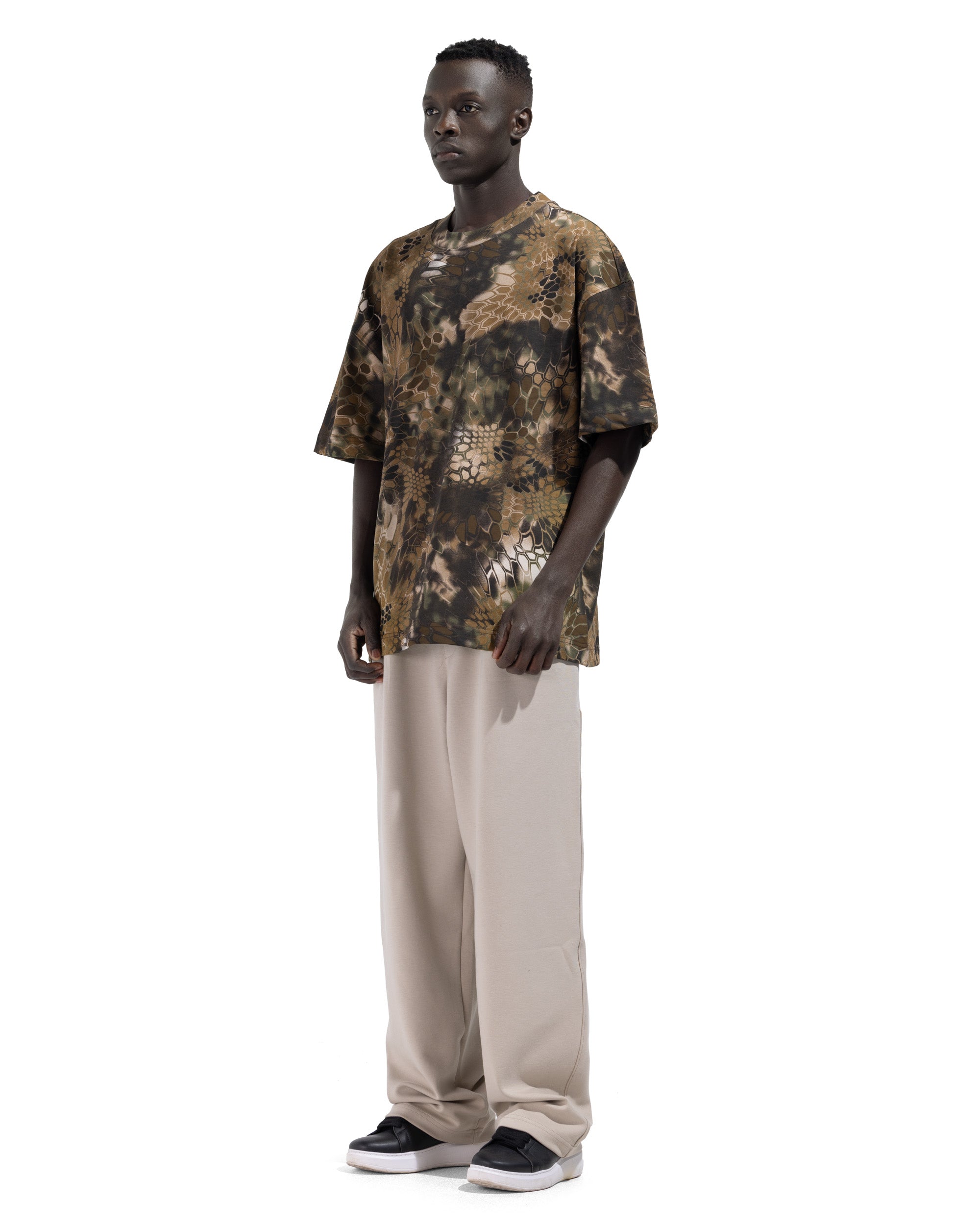 Box Fit Desert Pattern T-Shirt