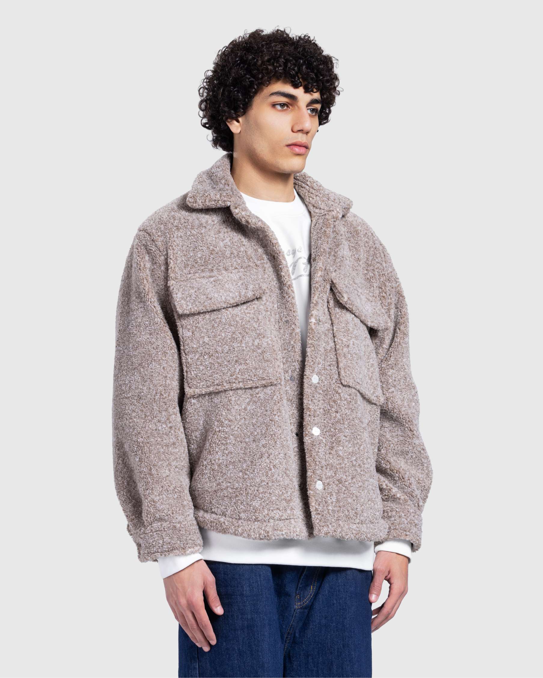 Brown Faux Fur  Jacket