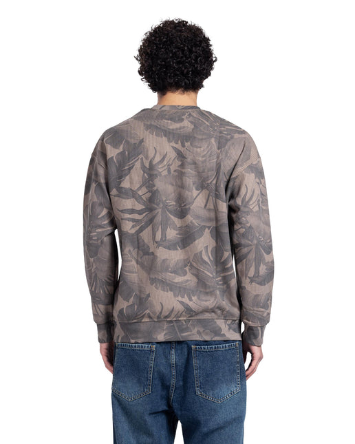 CATCH Black Botanical Jacquard Sweatshirt