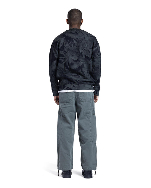 CATCH Black Botanical Jacquard Sweatshirt